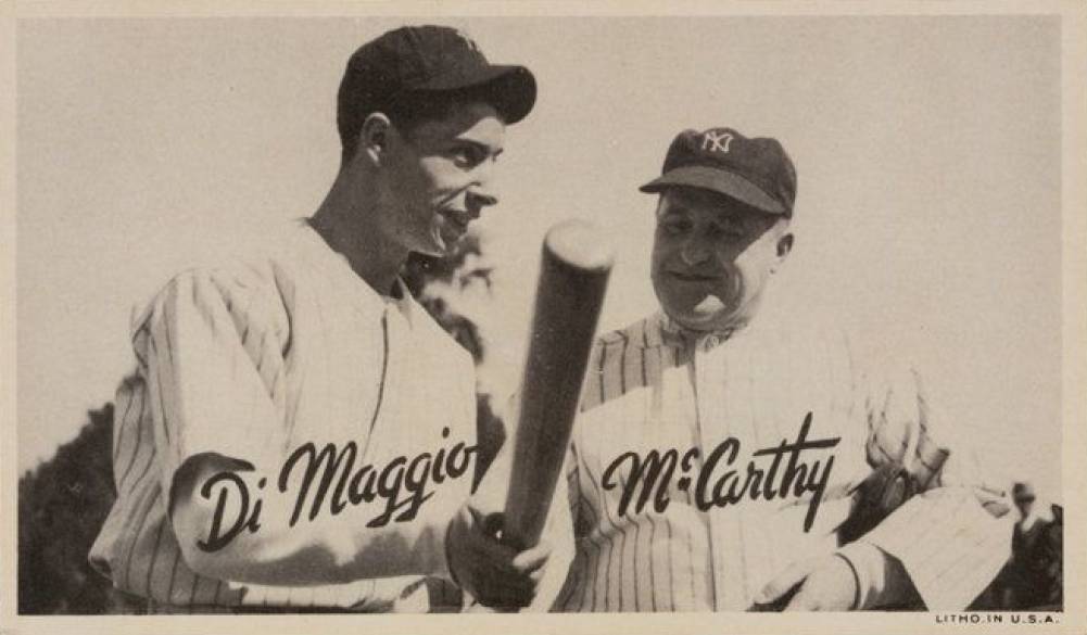 1936 Goudey Premiums-Type 1-Wide Pen Joe DiMaggio # Baseball Card