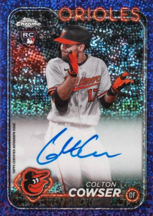 2024 Topps Chrome Rookie Autographs Colton Cowser #RACC Baseball Card