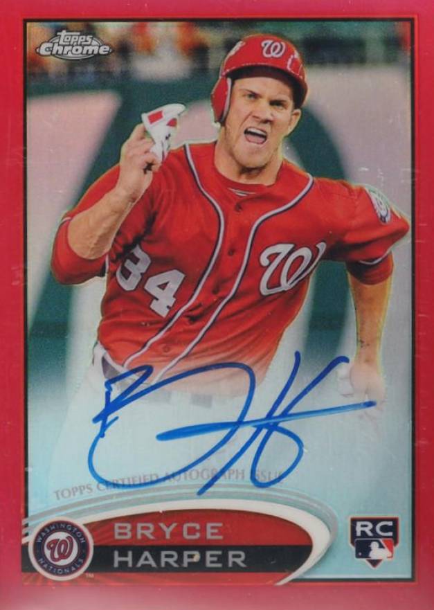2012 Topps Chrome Bryce Harper #BH Baseball Card