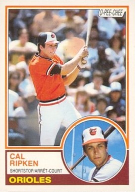 1983 O-Pee-Chee Cal Ripken Jr. #163 Baseball Card