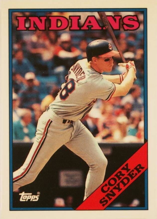 1988 Topps Tiffany Cory Snyder #620 Baseball Card