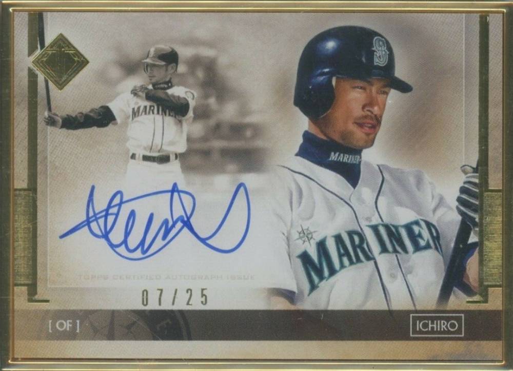 2020 Topps Transcendent Collection Autographs Ichiro Suzuki #IS Baseball Card