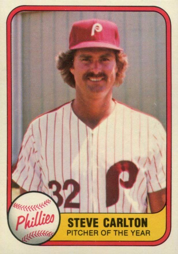 1981 Fleer Steve Carlton #6 Baseball Card