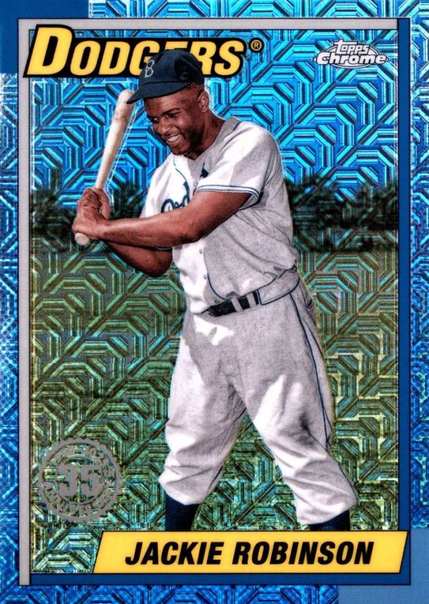 2025 Topps Silver Pack 1990 Chrome Promo Jackie Robinson #10 Baseball ...