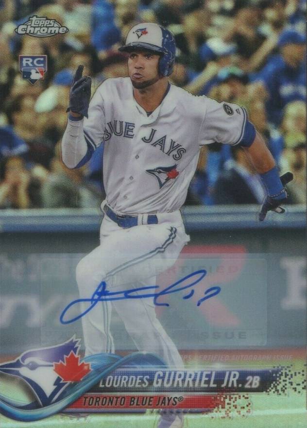 2018 Topps Chrome Update Lourdes Gurriel Jr. #HMT11 Baseball Card