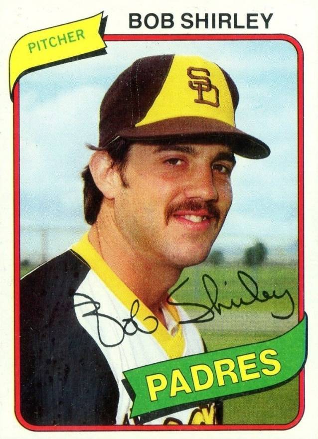 1980 Topps Bob Shirley #476 Baseball Card