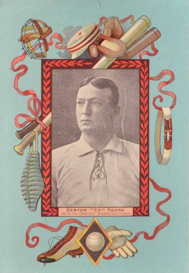 1910 Notebook Covers Color Cy Young # Baseball Card