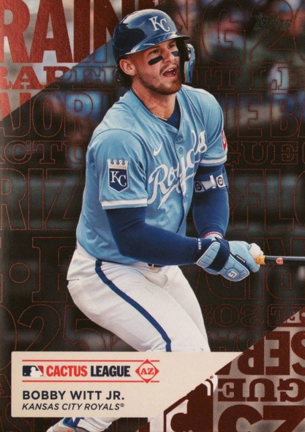 2025 Topps Training Grounds Bobby Witt Jr. #TG6 Baseball Card