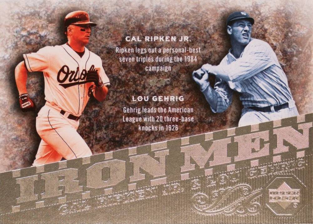 2007 Upper Deck Iron Men Ripken/Gehrig Cal Ripken Jr. #IM13 Baseball Card