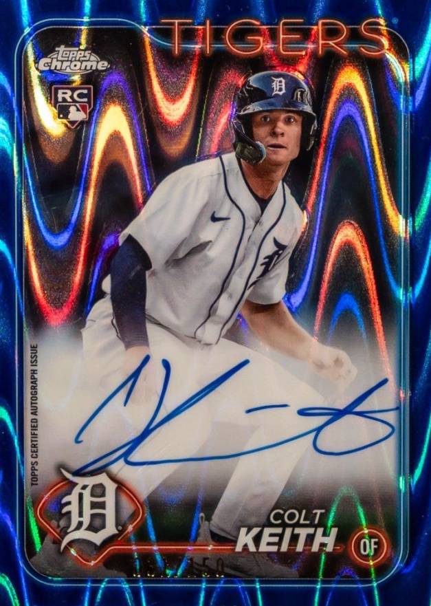 2024 Topps Chrome Rookie Autographs Colt Keith #RACKE Baseball Card