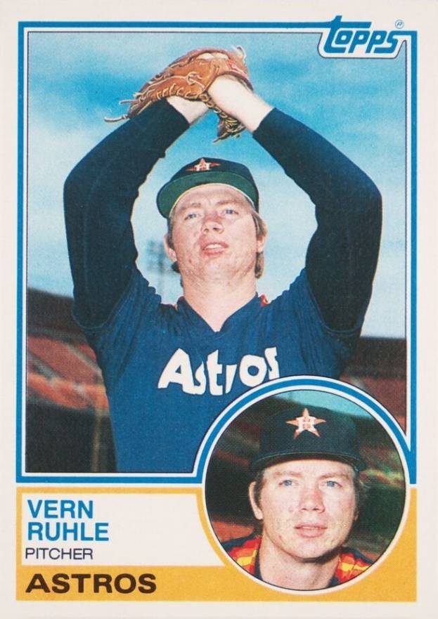 1983 Topps Vern Ruhle #172 Baseball Card