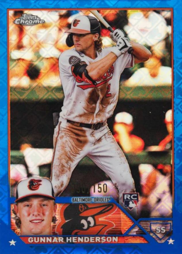 2023 Topps Chrome Logofractor Edition Gunnar Henderson #2 Baseball Card