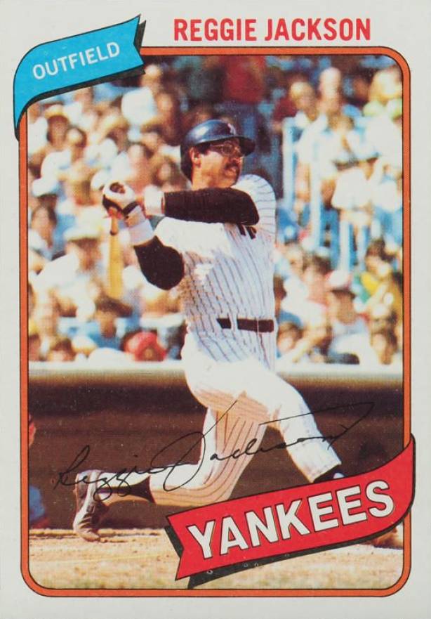 1980 Topps Reggie Jackson #600 Baseball Card