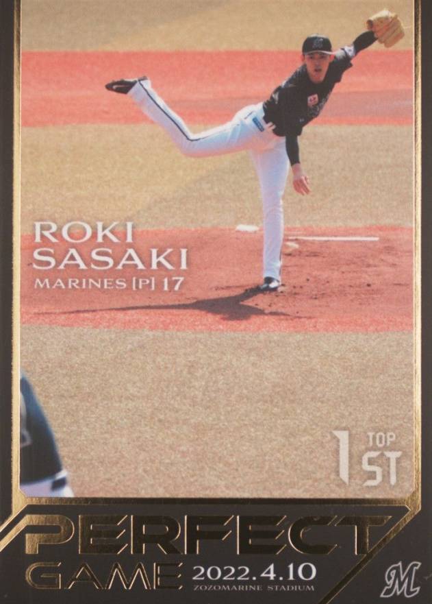 2022 BBM Perfect Game Roki Sasaki #01 Baseball Card