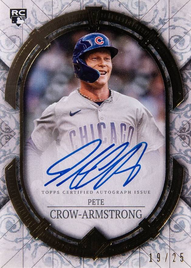 2024 Topps Transcendent Collection Transcendent Collection Autographs Pete Crow-Armstrong #PC Baseball Card