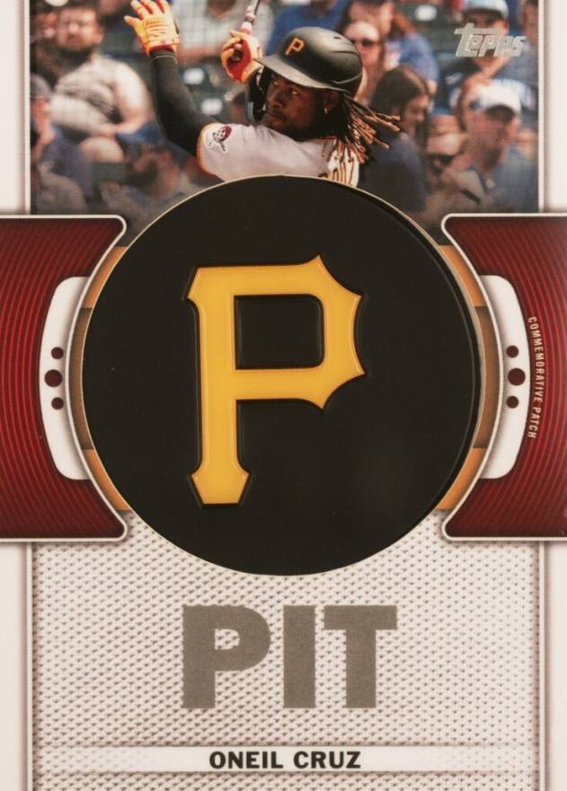 2023 Topps Team Logo Commemorative Patch Oneil Cruz #TLPOC Baseball Card