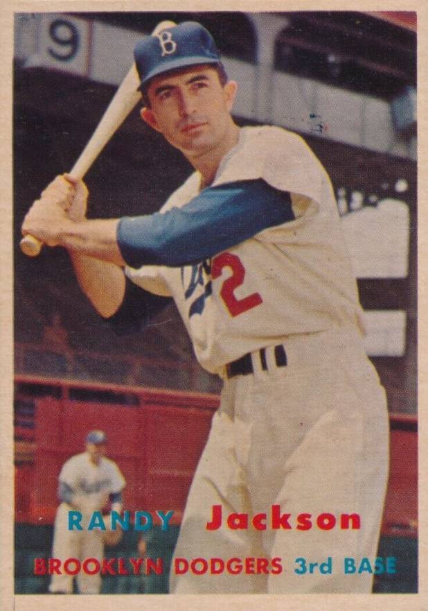 1957 Topps Randy Jackson #190 Baseball Card
