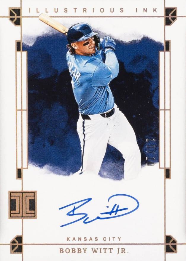 2024 Panini Impeccable Illustrious Ink Bobby Witt Jr. #IIBWJ Baseball Card