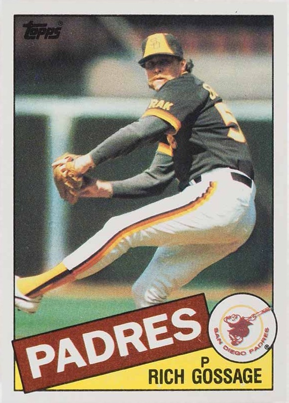1985 Topps Goose Gossage #90 Baseball Card