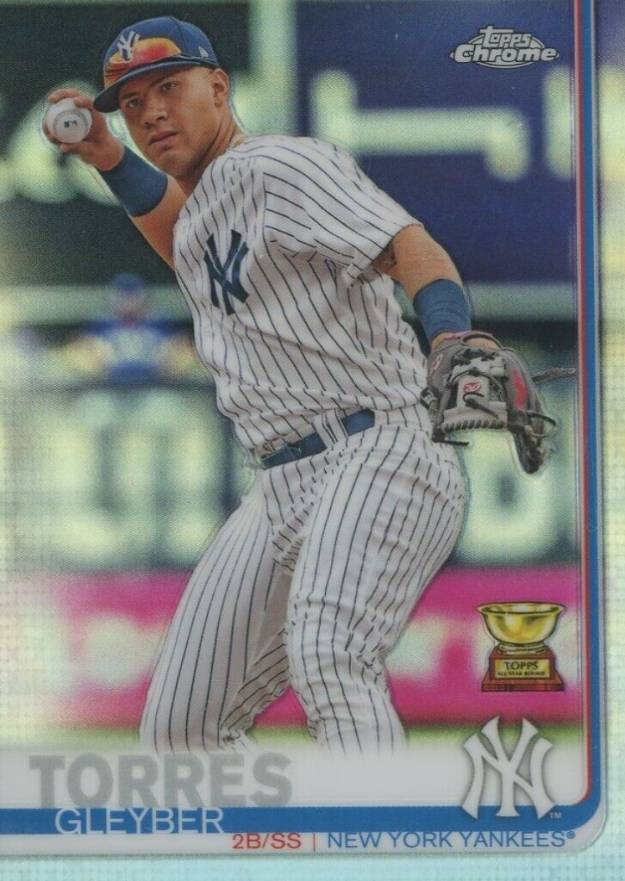 2019 Topps Chrome Gleyber Torres #86 Baseball Card