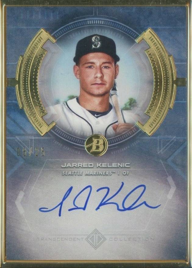 2020 Bowman Transcendent Collection Transcendent Collection Autographs Jarred Kelenic #JK Baseball Card