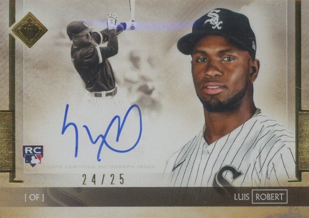 2020 Topps Transcendent Collection Autographs Luis Robert Jr. #LR Baseball Card