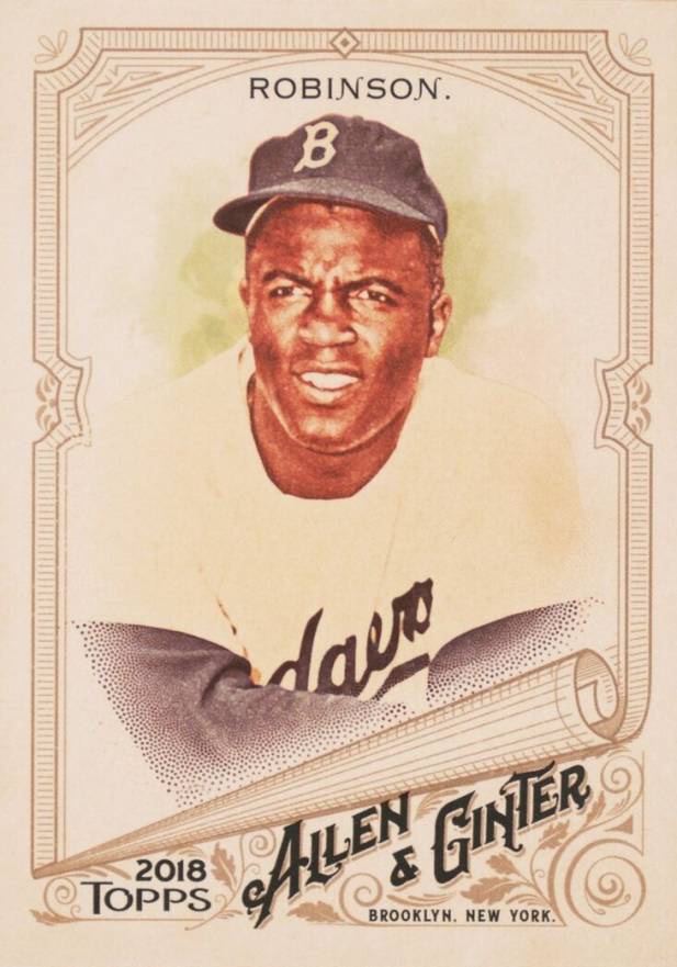 2018 Topps Allen & Ginter Jackie Robinson #42 Baseball Card