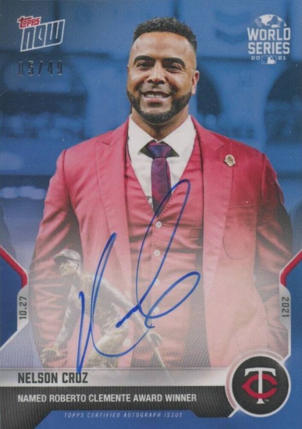 2021 Topps Now Nelson Cruz #1016B Baseball Card