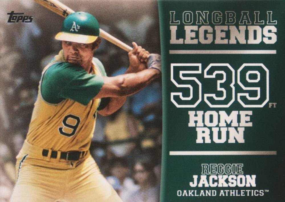 2018 Topps Longball Legends Reggie Jackson #LL-13 Baseball Card