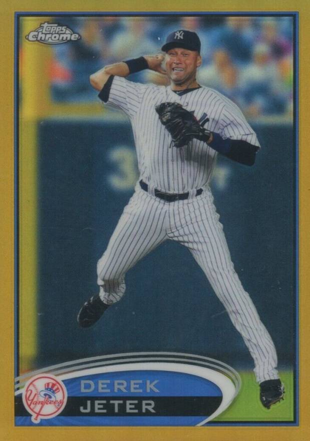 2012 Topps Chrome Derek Jeter #84 Baseball Card