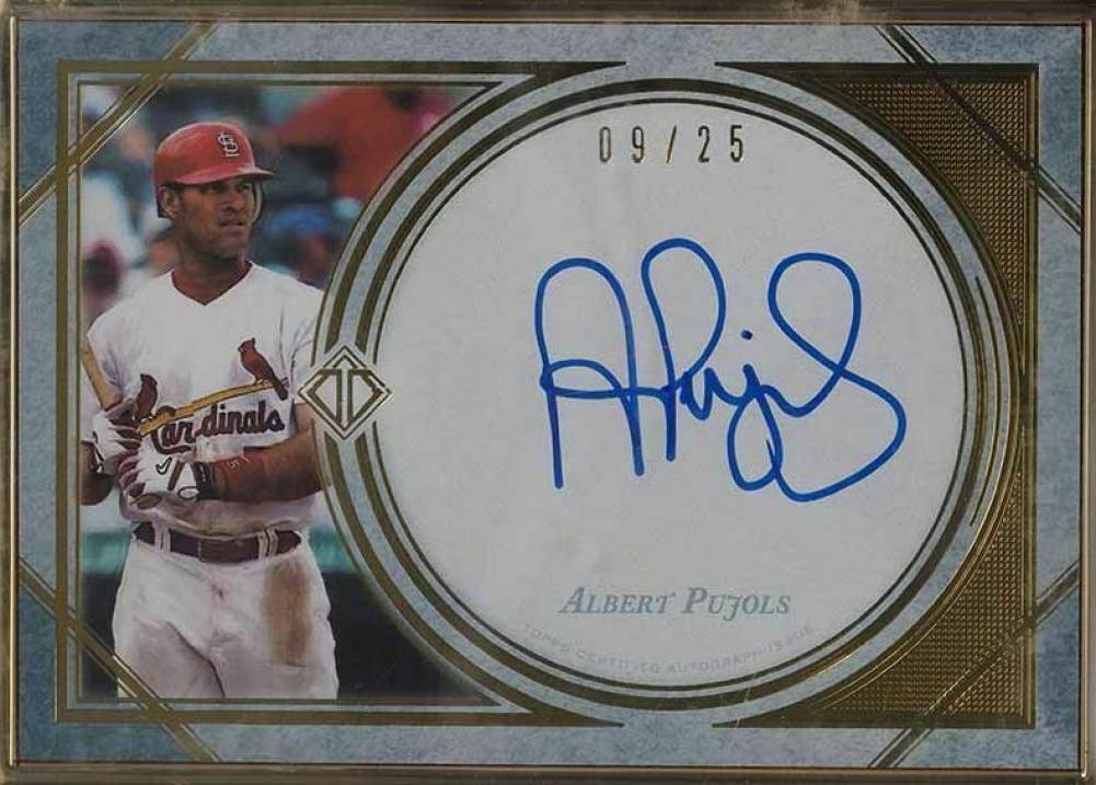 2018 Topps Transcendent Transcendent Collection Autographs Albert Pujols #TCAAP Baseball Card