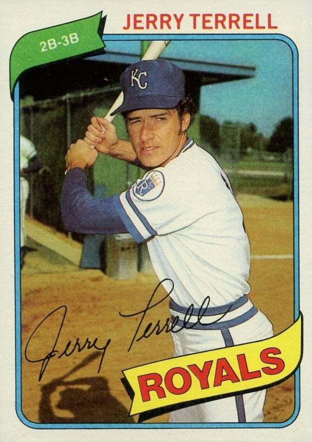 1980 Topps Jerry Terrell #98 Baseball Card