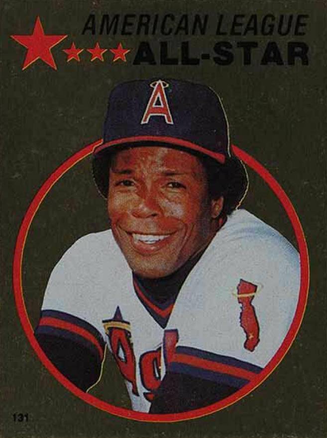 1982 Topps Stickers Rod Carew #131 Baseball Card