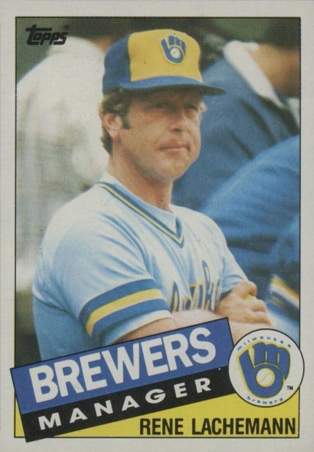 1985 Topps Rene Lachemann #628 Baseball Card
