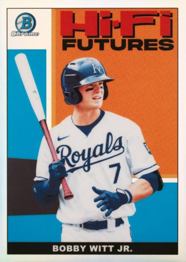 2022 Bowman Chrome Hi-FI Futures Bobby Witt Jr. #HIFI5 Baseball Card
