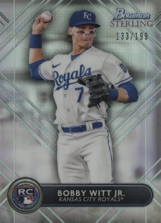 2022 Bowman Sterling Bobby Witt Jr. #BSR37 Baseball Card