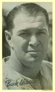 1936 Goudey Premiums-Type 1-Wide Pen Buck Newsom # Baseball Card