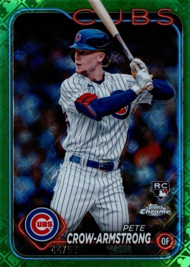 2024 Topps Chrome Logofractor Edition Pete Crow-Armstrong #16 Baseball Card