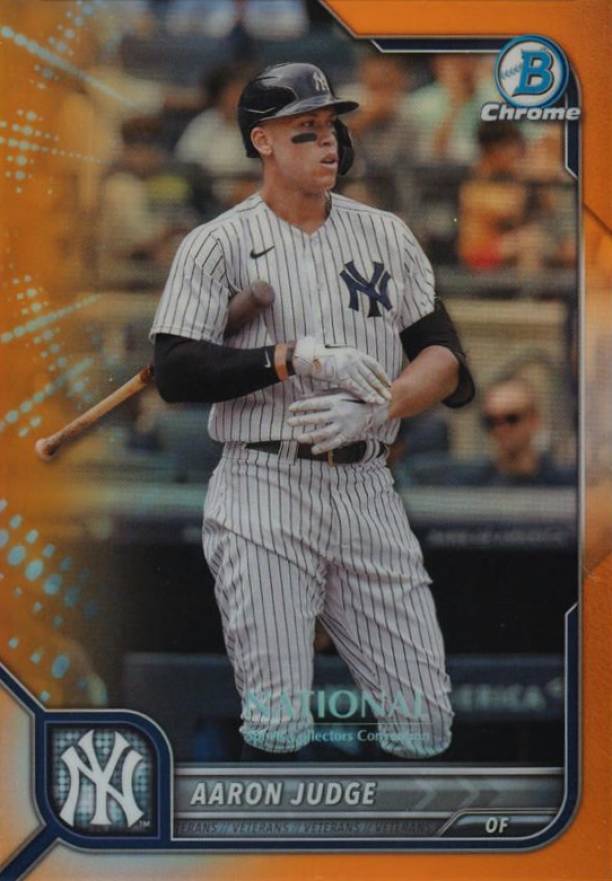 2022 Bowman Chrome NSCC Wrapper Redemption Aaron Judge #AJ Baseball Card