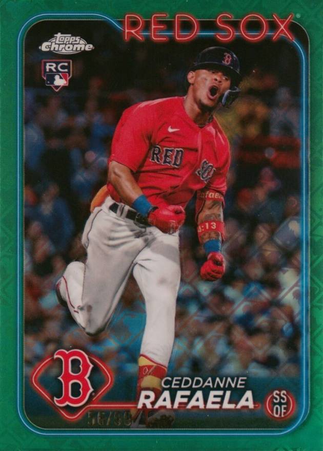 2024 Topps Chrome Logofractor Edition Ceddanne Rafaela #118 Baseball Card