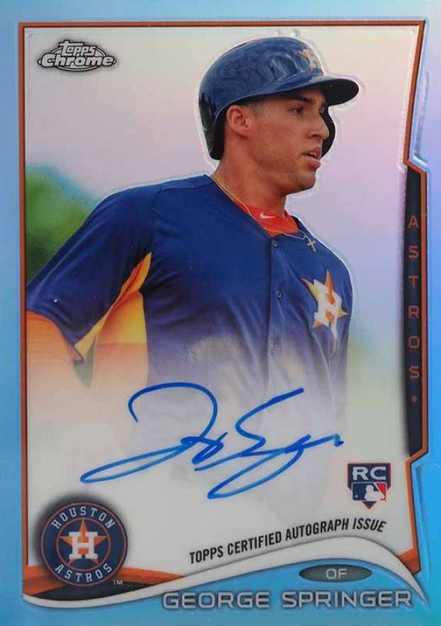 2014 Topps Chrome George Springer #GS Baseball Card