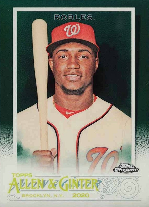 2020 Topps Allen & Ginter Chrome Victor Robles #54 Baseball Card