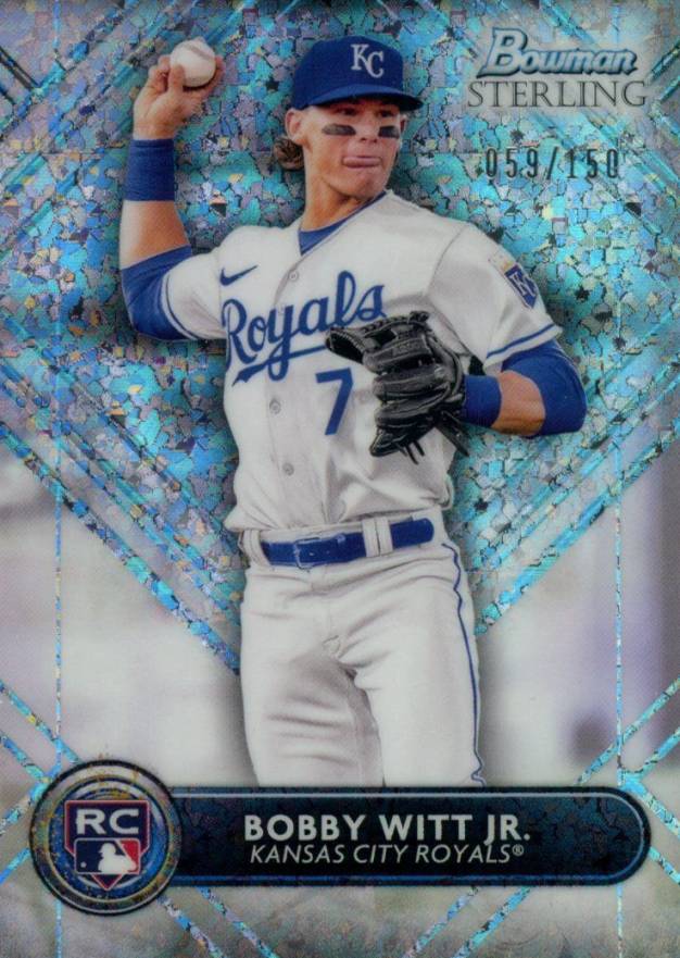 2022 Bowman Sterling Bobby Witt Jr. #BSR37 Baseball Card