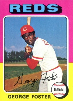 1975 Topps Mini George Foster #87 Baseball Card