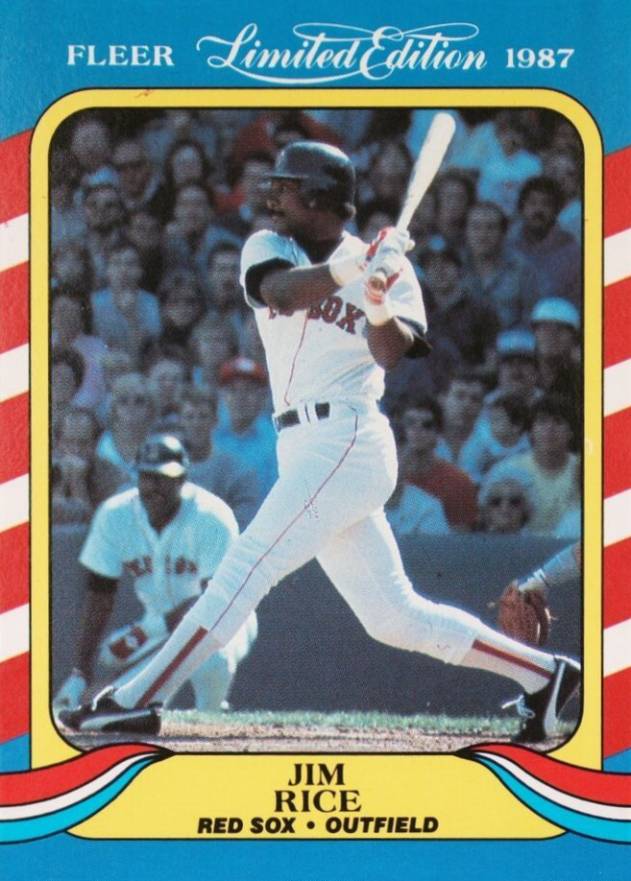 1987 Fleer Limited Edition Jim Rice #35 Baseball Card