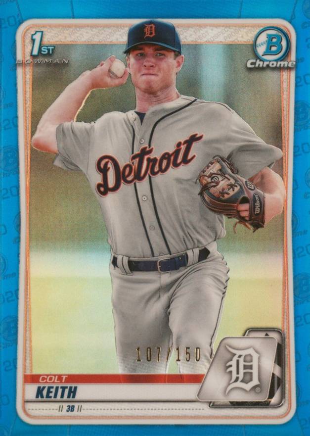 2020 Bowman Draft Colt Keith #BD54 Baseball Card