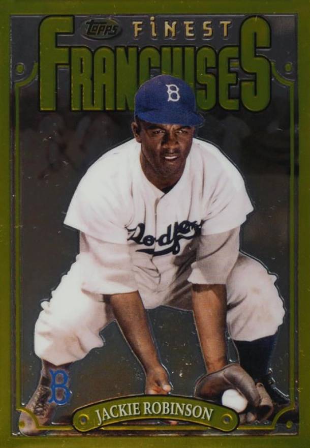 2023 Topps Finest Flashbacks Jackie Robinson #199 Baseball Card