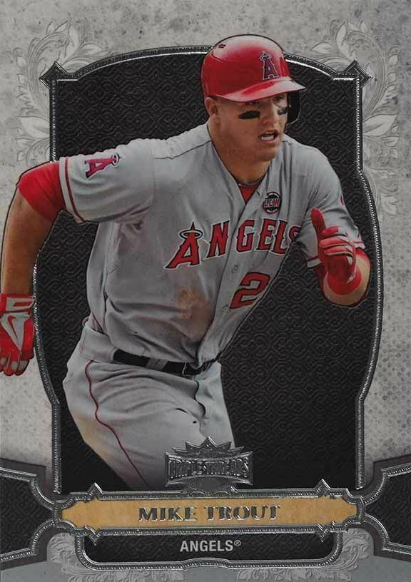 2014 Topps Triple Threads Mike Trout #1 Baseball Card