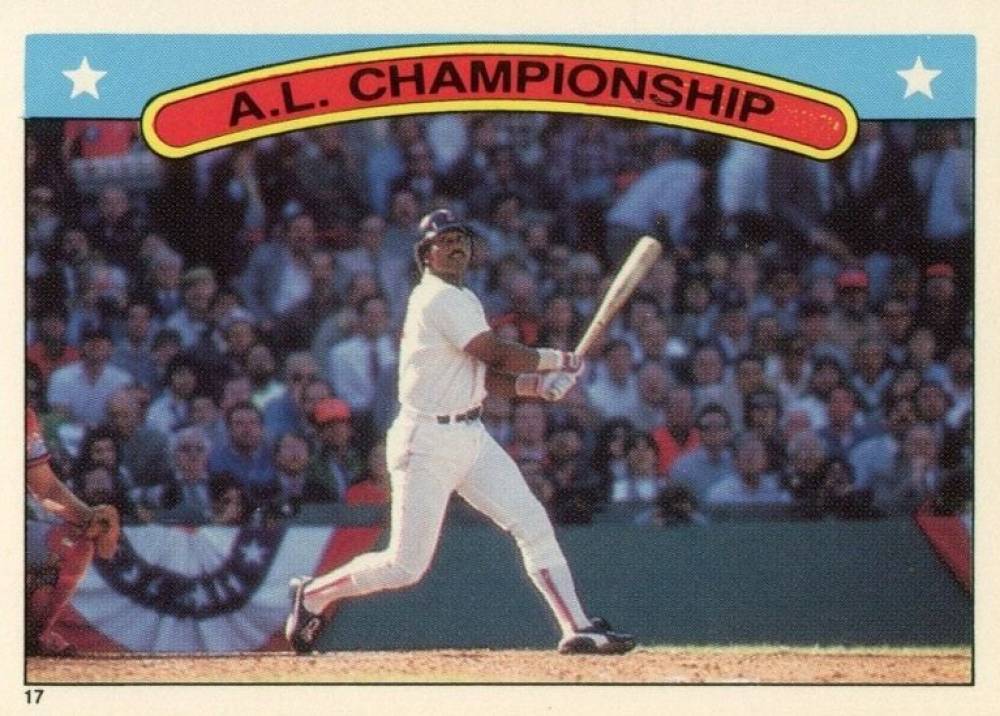 1987 Topps Stickers Jim Rice #17 Baseball Card