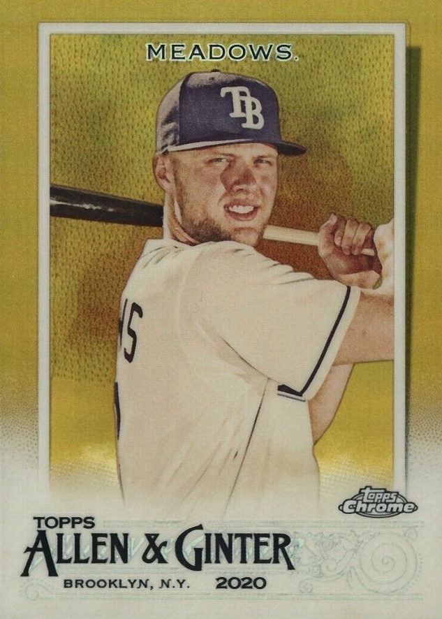 2020 Topps Allen & Ginter Chrome Austin Meadows #185 Baseball Card